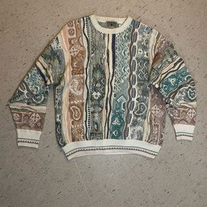 IDEA UOMO Coogi light cable knit sweater. OPEN TO OFFERS.